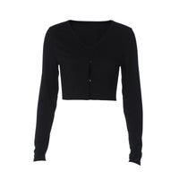 European And American Women's Clothing Fashion Sexy Long-sleeved Top