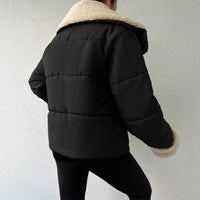 Small Ladies Belt Fur Collar Cotton Clothes